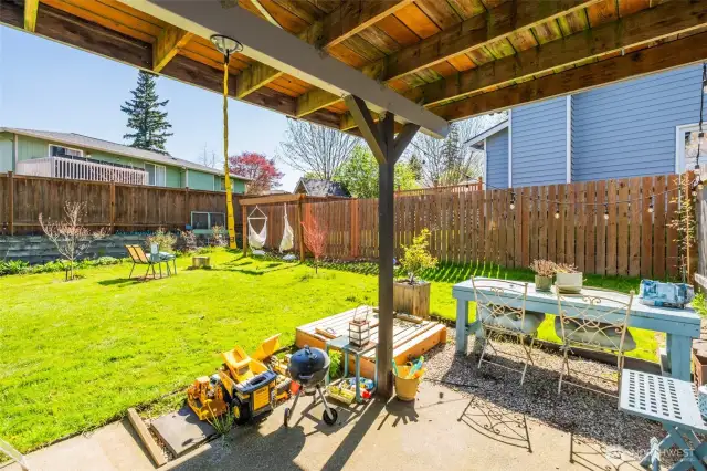Fenced Backyard