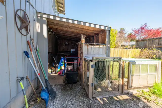 Dry Storage with access from garage.
