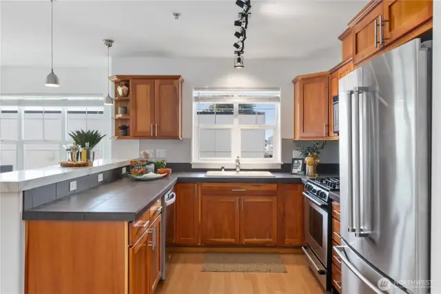 Spacious kitchen