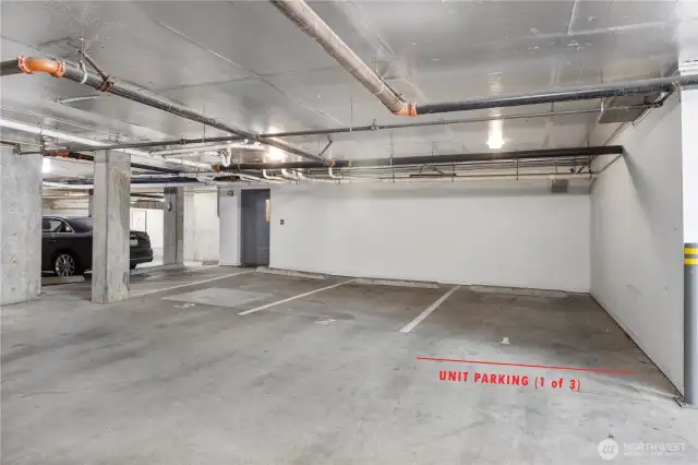 1 spot in south garage