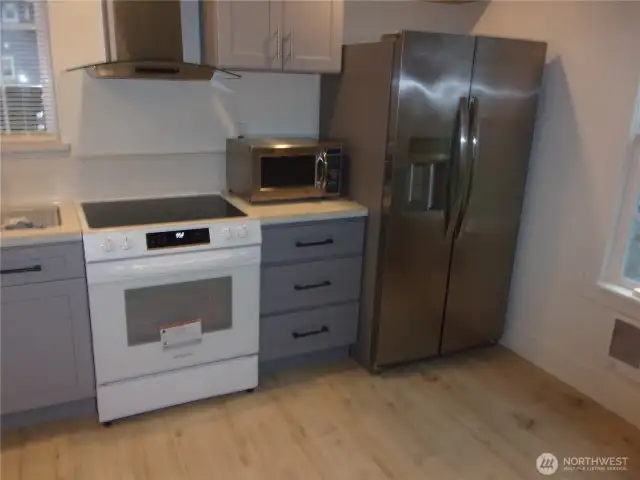 Kitchen with appliances.