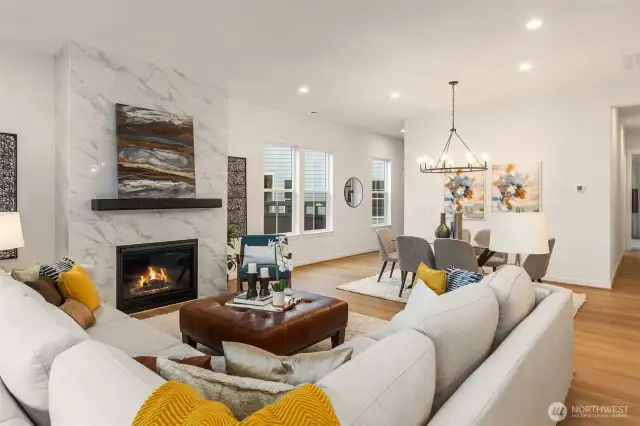 Great room space  *Photos for illustrative purposes only; taken from a similar model"