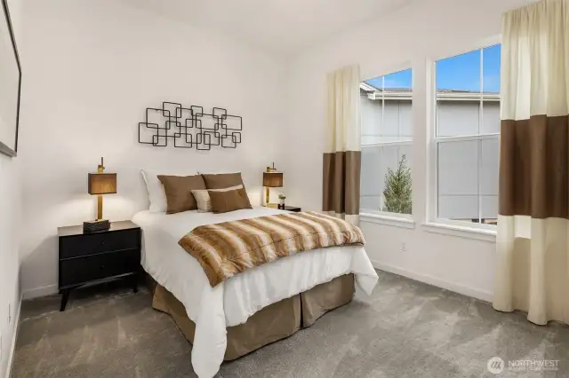 Guest bedroom  *Photos for illustrative purposes only; taken from a similar model"