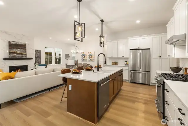 Kitchen with island  *Photos for illustrative purposes only; taken from a similar model"