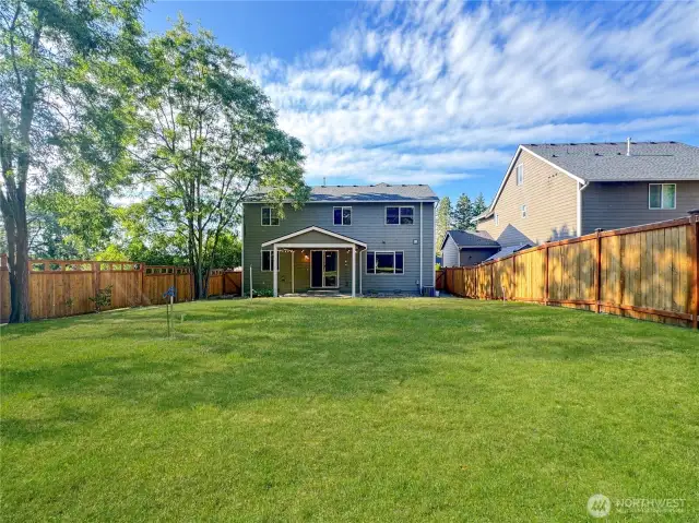 Huge 7,750 sf lot gives you a massive fully fenced back yard.