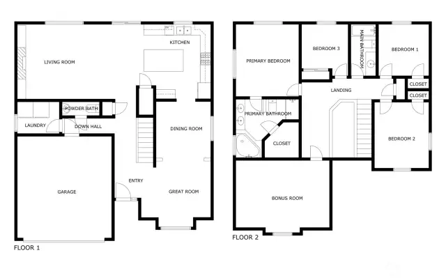 Whole house floorplan