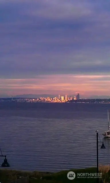 Seattle view from the balcony