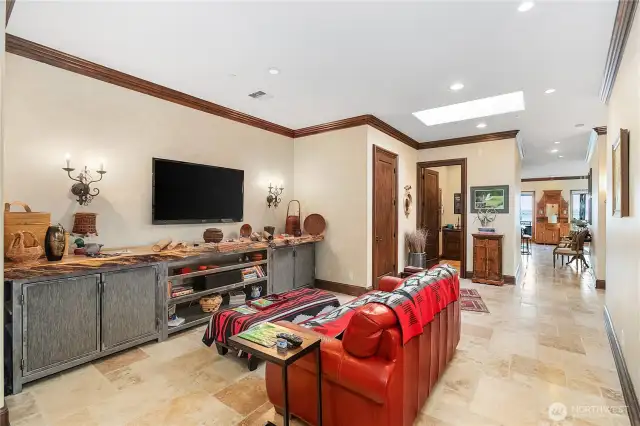 Family room by entry