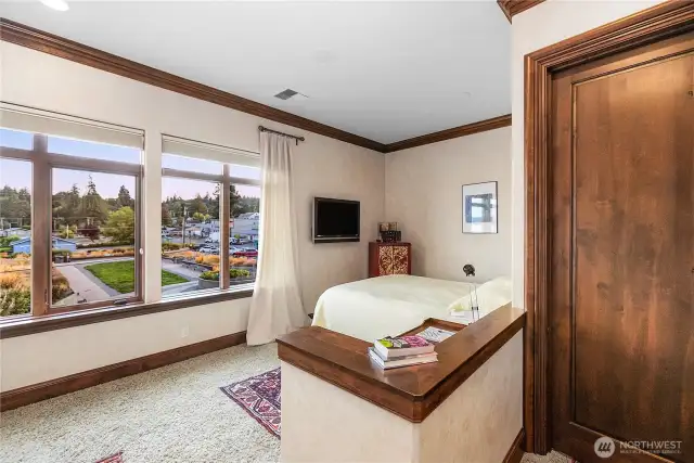 Primary bedroom with spacious walk-in closet