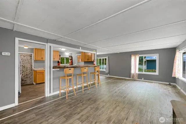 Open floor plan