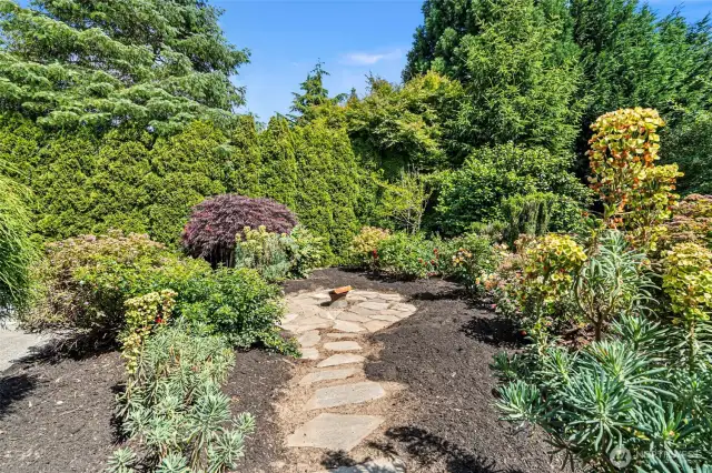 Easy care mature grounds