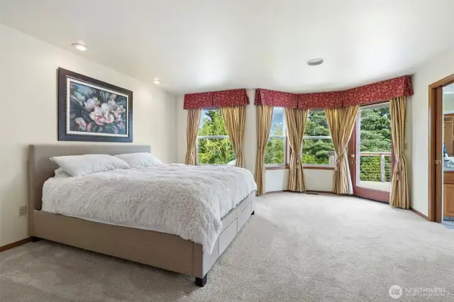 Primary Suite with 5pc bathroom and huge walk in closets