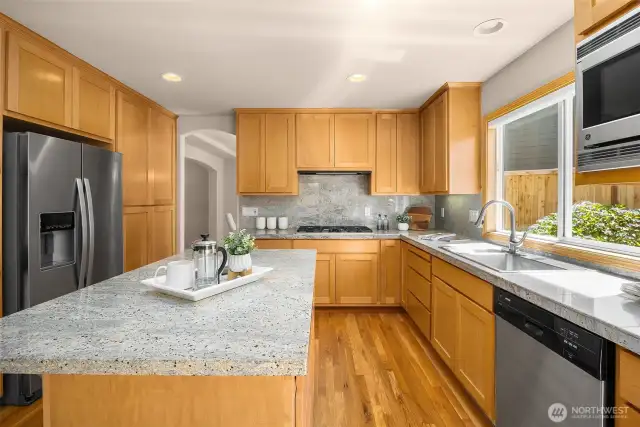 The fridge was also recently replaced just 4 years ago.