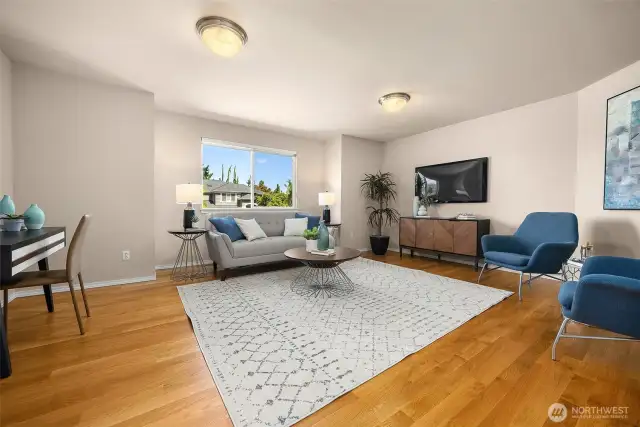 This large bonus room on the upper level is the perfect teen hangout space, yoga room, hobby space, gaming HQ, or what would you use this space for?