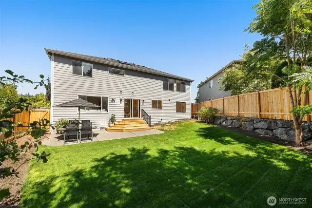Cement board siding and newer exterior paint make for a lower maintenance home. What's not to love?