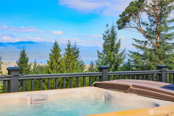 What a view from your hot tub!