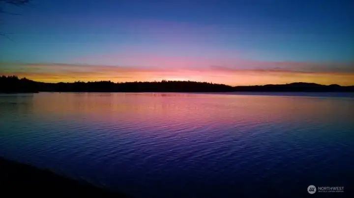 One of the many sunset photos taken by the Sellers.