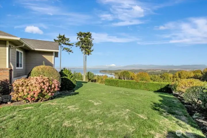Views of Mount Baker from everywhere, both inside and outside.