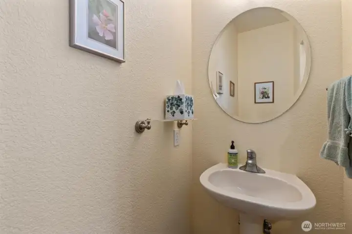 Main floor powder room.