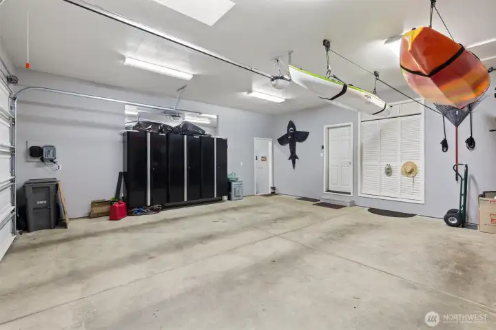 Spacious main 2-car garage.