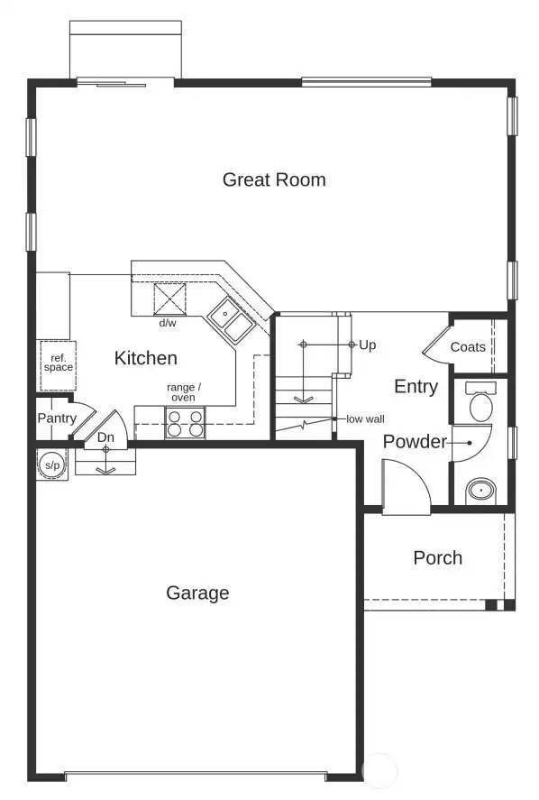 Rendering for illustrative purposes only.