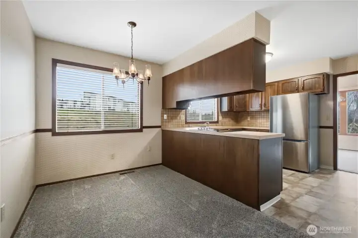 In Kitchen Dining Space