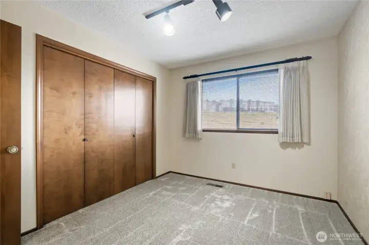 Main Level Bedroom #3 - A Quiet Space with Storage