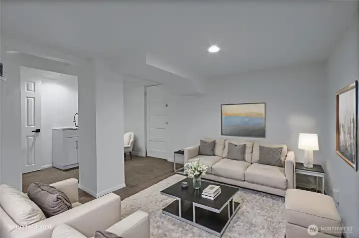 Basement Virtual Staging