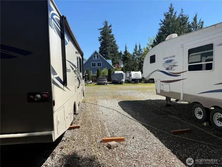 RV parking area for $40 a month! Includes electricity for dehumidifier. RV parking area for $40 a month! Includes electricity for dehumidifier.