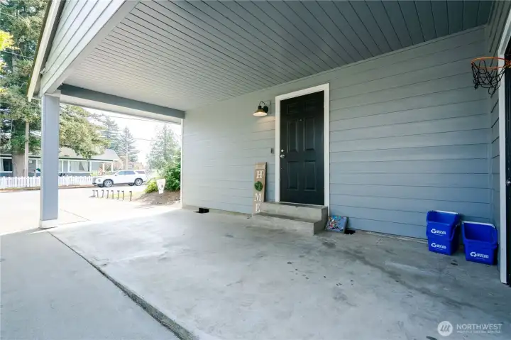 Unit A - Upper Unit   Front Door
