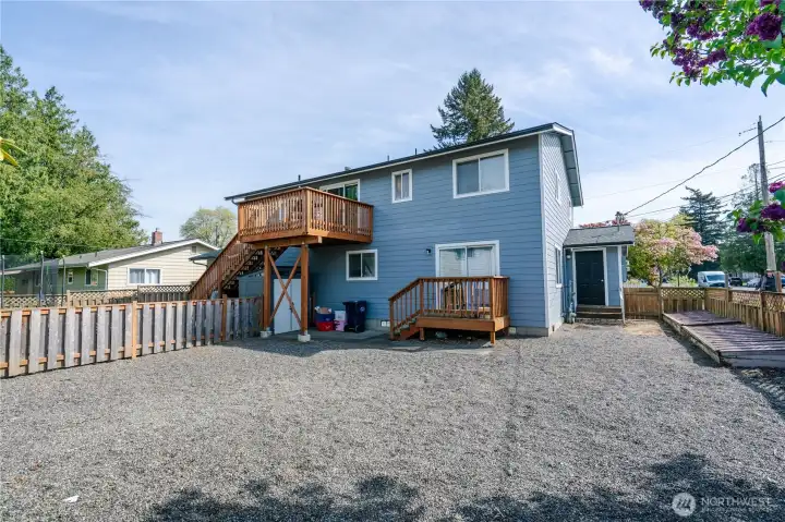 Unit B Back yard