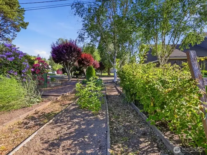Lots of garden space available.