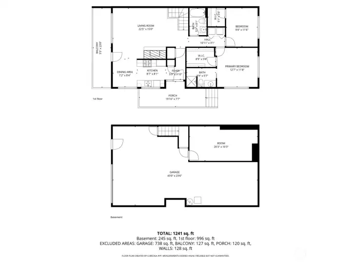 All floors with dimensions