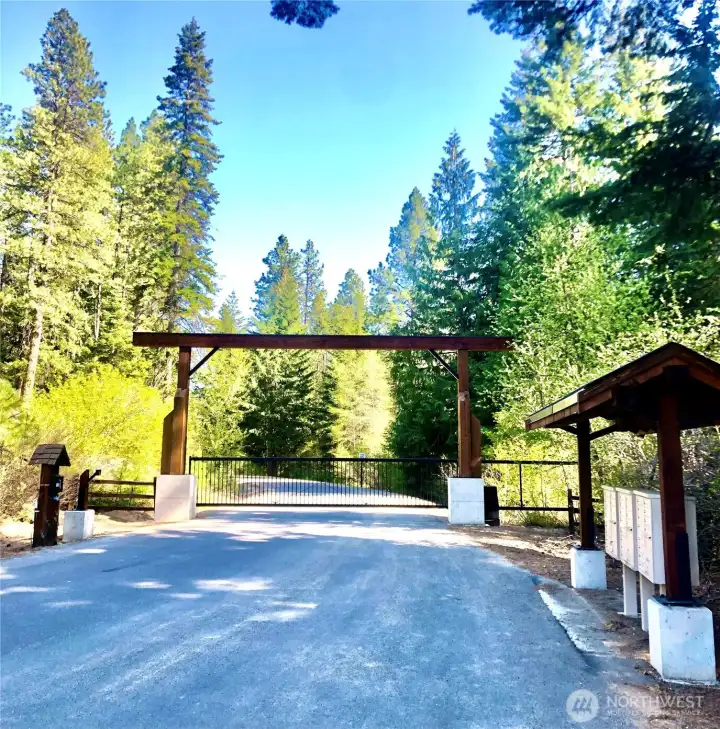 Gated entry to coveted Westside Heights community. Gated entry to coveted Westside Heights community.