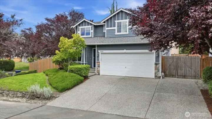 Notice the Extra Wide Driveway