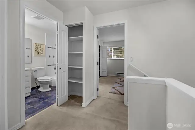 Ample storage throughout the home.