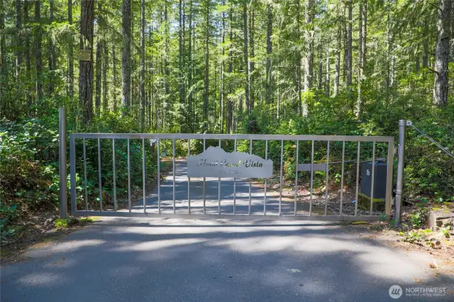 Gated Entrance for Hood Canal Vista, By appointment ONLY- NO drive by's