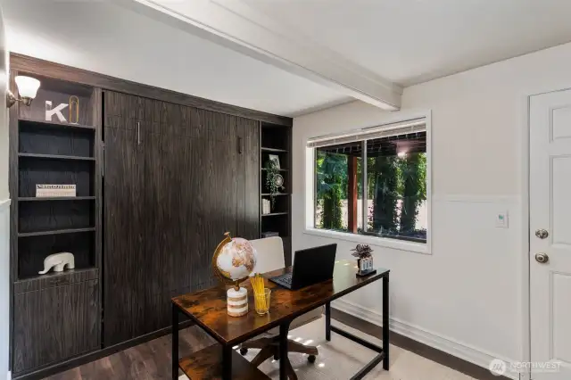 Built-in murphy bed