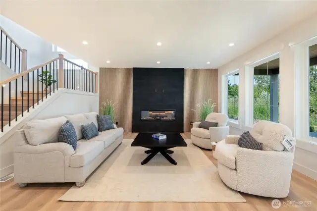 open and spacious