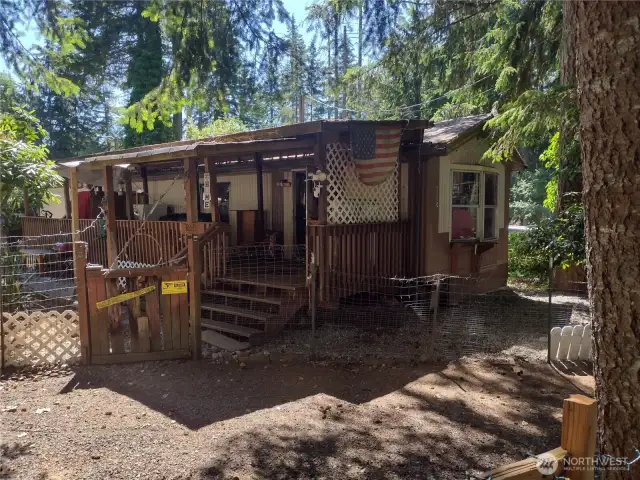 It's a great house w/a large sitting deck area