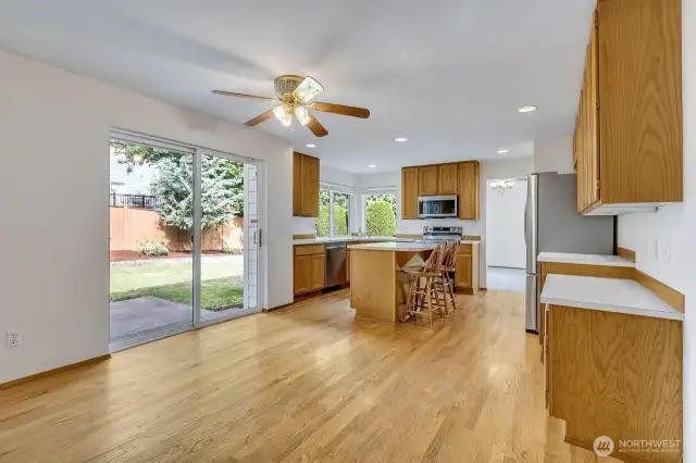 All new appliances in this island kitchen