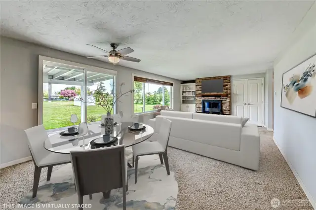 Open family room.