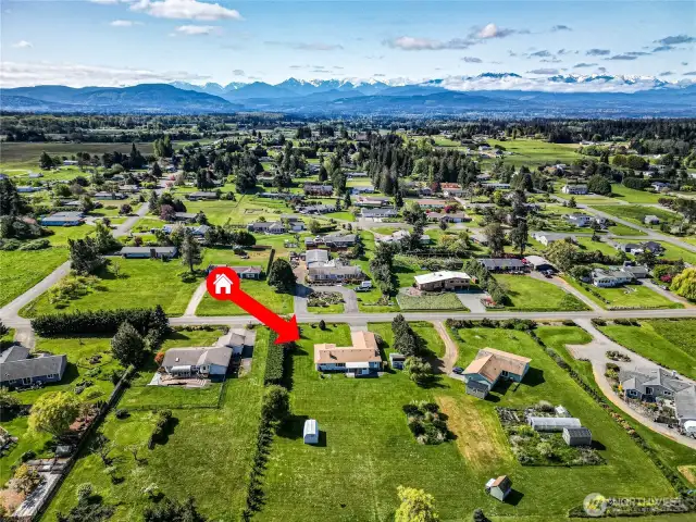 Nestled in wonderful Dungeness Bay community surrounded by beauty.