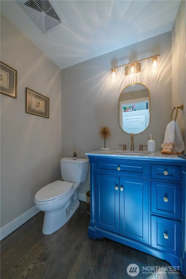 Main floor powder room...updated!
