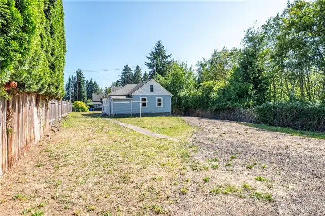 Fenced Back Yard