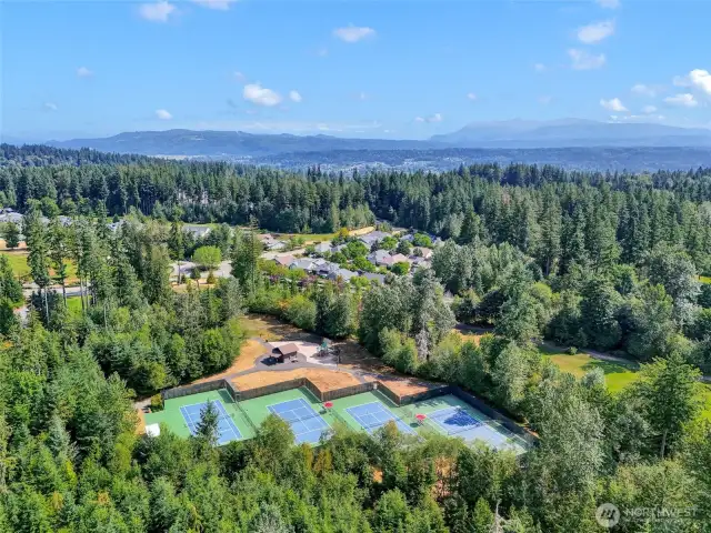 Tennis and Pickle Ball courts