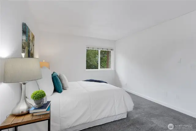 Primary Bedroom is generous in size.