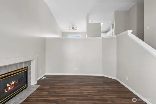 Spacious living room