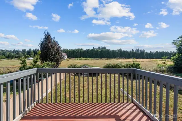 Deck off of the dining room
