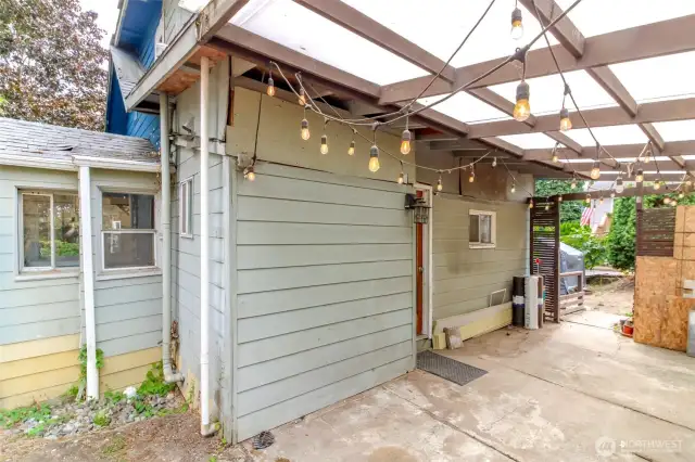 Back patio -